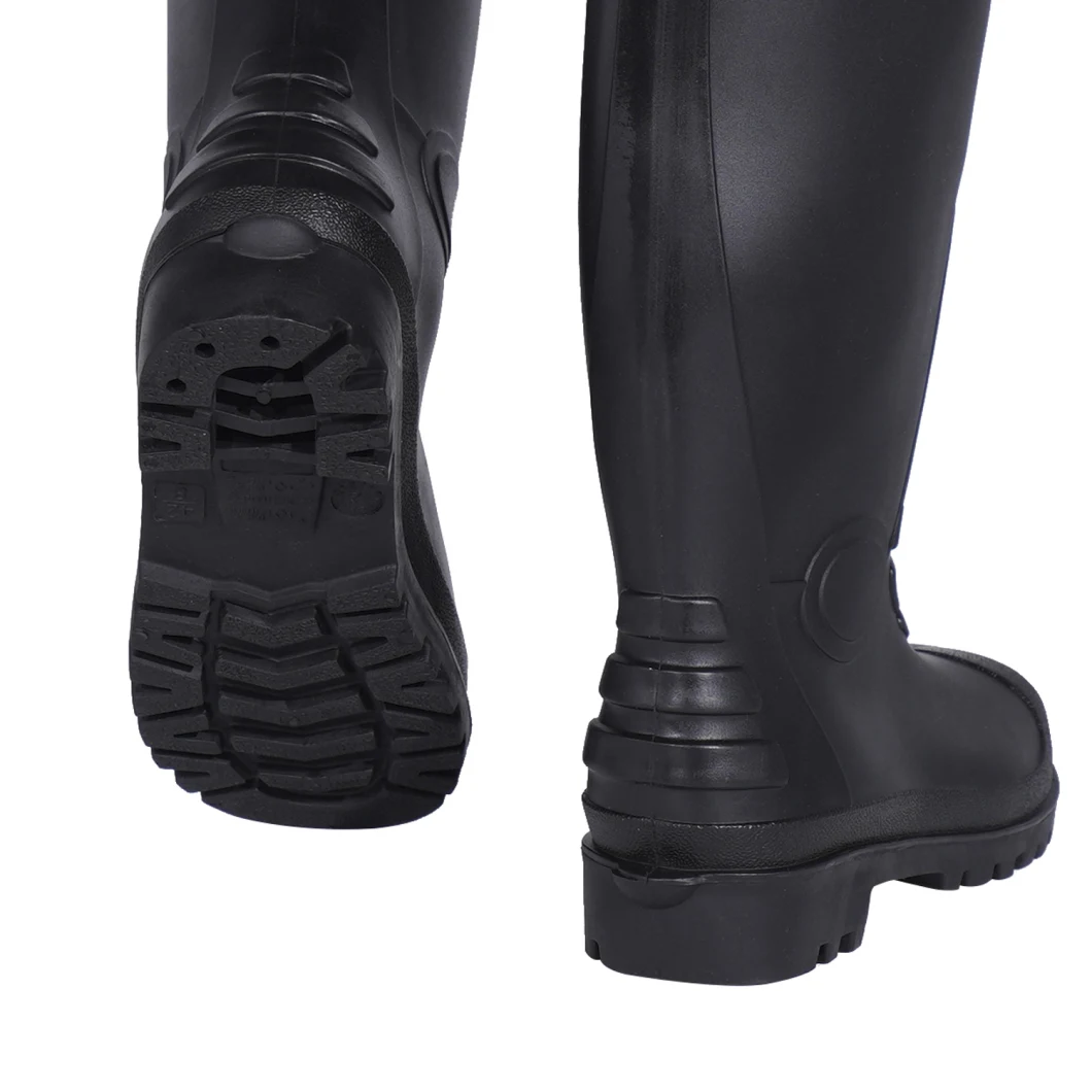 Main Product Factory Wholesales with Steel Toe Cap and Midsoles PVC Rain Boots