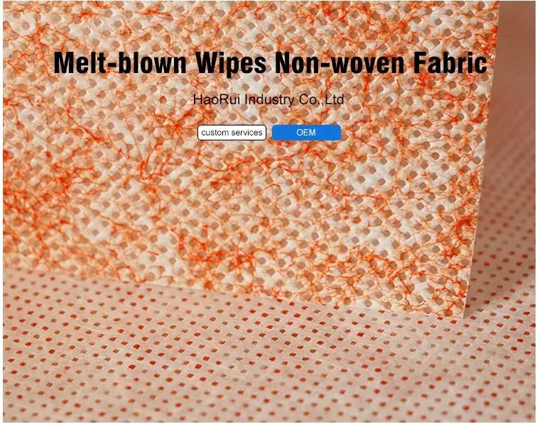 Oil Absorbent Meltblown Wipes Cleaning Machine or Household Wipes