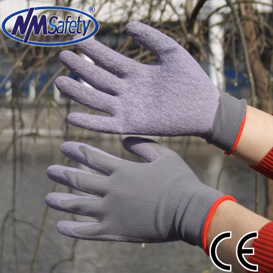 Nmsafety 13G Doublure en polyester Gant de travail à revêtement en latex